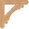 Ekena Millwork Merced Arts & Crafts Smooth Bracket, Western Red Cedar, 3 1/2"W x 24"D x 24"H BKT04X24X24MRC03SWR - alternate 3